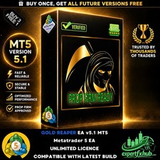 v5.1 Gold Reaper EA Metatrader MT5 Trading Robot MQL5 unlimited Prop Firm Ready picture