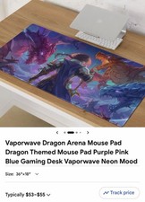 Dragon Themed Gaming Mouse Pad picture
