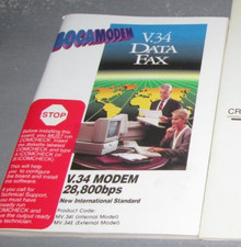 Boca Modem V.34 Data Fax Manual 9438 Vintage picture