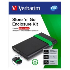 Empty Verbatim Box For External SSD HDD USB 3.0 Hard Drive Enclosure picture