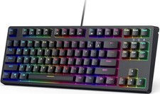 AUKEY KM-G14 Mechanical Keyboard TKL Gaming Keyboard RGB Backlight Red Switch picture