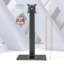Single LCD Computer Monitor Free-Standing Desk Stand Mount Riser for 13 inch ... picture