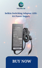 Genuine belkin Switching Adapter ADS-110CL-12-3 120072G 12V 6A Power Supply picture