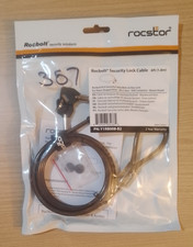 Rocbolt N19 Security Cable with (2) Key Lock - 6 ft - TAA compliant picture