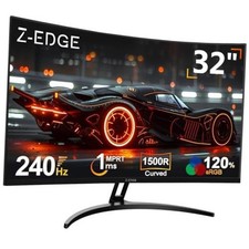 Z-Edge 32 inch Curved Computer Monitor,1080P, 240Hz/180Hz PC Screen 32 inches picture