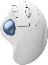 Logitech Ergo M575S Wireless Bluetooth Trackball Mouse - Graphite Blue Ball picture
