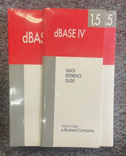 New Sealed Borland dBASE IV 1.5 Guide Manual Set Reference Guide, Manuals picture