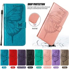 Flip Butterfly Wallet Cover Case For Infinix Hot 40 Smart Tecno Spark Camon 50 picture