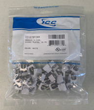 ICC IC107BFCWH Module, F-Type Nickel Plated 2Ghz, 25Pk white picture