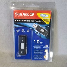 SanDisk Cruzer Micro USB Retractable Flash Thumb Stick Drive 1.0gb New SEALED picture