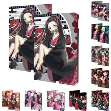 Demon Slayer Auto Wake/Sleep Smart Cover Stand TPU Case for iPad 7/8/9th Air 3 picture