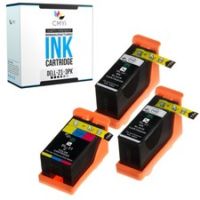3PK Compatible CMYi Series 21 Ink Cartridges fits Dell V313 and V313w All-In-One picture
