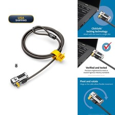 Kensington ClickSafe Combination Laptop Lock Wedge-Shaped Slot K67936WW Black picture