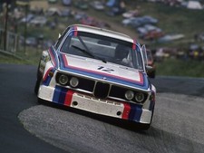 Cars 1971 bmw 3 0 csl race car e 9 racing Desk Mat Stitched picture