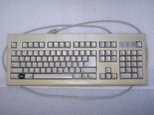 Vintage Adesso 305 Extended Apple Mac ADB Keyboard Green Alps Clone SKCL Switch picture
