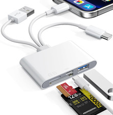 4 in 1 SD Card Reader for Iphone,Usb-C/Lightning/Usb-A,Otg Adapter,Fast Photo picture