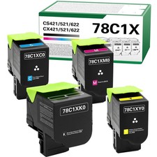 WYFYINK 78C1X CS421 CX522 CS521 Extra High Yield Toner Cartridge, 4Pack picture
