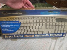 iConcepts Direct Access Internet Multimedia Keyboard - New Old Stock picture