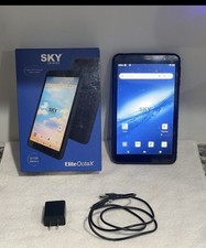 SKY Devices Elite OctaX 8” Android 11 Tablet 32GB WiFi Black Tested Working picture