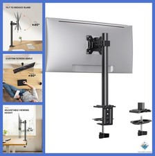 Single Monitor Mount 13-32 Inch Screens 17.6 lb Capacity Ergonomic Height picture