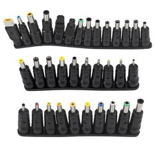 Shutao 34Pcs Universal 5.5mm x 2.1mm DC AC Connector Power Adapter Tips Black picture