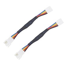 2 Packs 4-Pin PWM Fan Speed Reduction Cable, Black (Reduce 30% fan speed) picture