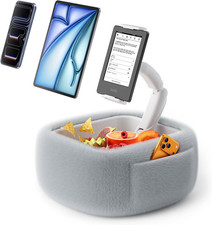 Tablet Pillow Stand, Compatible with Ipad, Iphone and 4.7-14.6”Tablet, 360° Adju picture