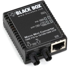 Black Box Micro Mini Gigabit Ethernet (1000-Mbps) Media Converter LMC4001A picture