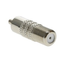 5 Pack of F-Type Female to RCA Plug Adapter picture