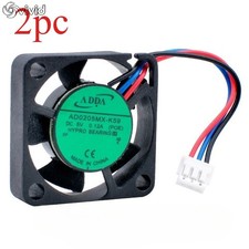2PCS Brand New ADDA AD0205MX-K59 Micro Cooling Fan 2.5cm 25mm DC5V 0.12A 3pin picture