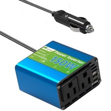 150W Power Inverter 12V DC to 120V AC Car Plug Adapter Outlet picture