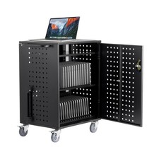 VEVOR Charging Cart Mobile Locking Charging Cart 36 Devices for Laptop & Tablet picture