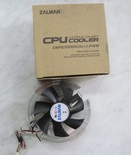 ZALMAN INTEL/AMD CPU Cooler aluminum and copper CNPS7000V 92MM fan + adapter picture