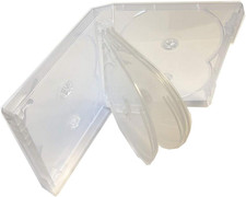 Clear DVD Replacement Case, Holds 10 Discs, 3 Flap Trays picture