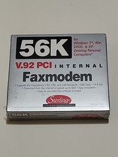  STERLING 56K INTERNAL FAX MODEM BRAND NEW IN FACTORY SEALED PKG picture