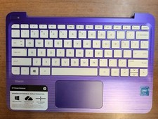 OEM HP STREAM 11-R010NR 11-R TOUCHPAD PALMREST KEYBOARD EAY0H00301A EAY0H00302R picture