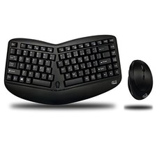 Adesso Tru-Form Wireless Ergo Mini Keyboard & Mouse (WKB1150CB) picture