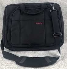 CODi BLACK LAPTOP BAG CASE LUGGAGE WITH SHOULDER STRAP  picture