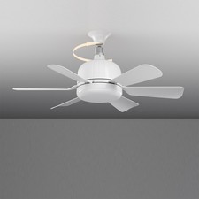 Silent Removable Fan Blade Fan Light Six Blade Fan Light 3000K-6500K Color BRPC picture