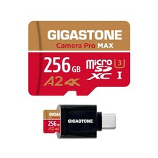 [5-Yrs Free Data Recovery] GIGASTONE 256GB Micro SD Card with USB 3.2 Type C ... picture