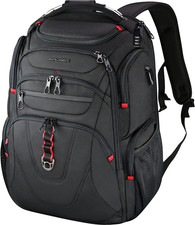 TSA Friendly Travel Laptop Backpack 17.3 Inch XL Computer Backpack Water-Repelle picture