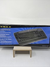 Dynex DX-MKB101 Multimedia Keyboard - 19 Hot Keys - USB/PS2 - New In Bo picture