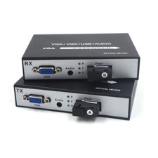 1080p VGA Fiber optical Media Converters Uncompressed,SC Singlemode up 20Km picture