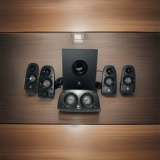 Logitech Z506 5.1 Surround Sound Speaker System With 5 Speakers And RCA Cables picture