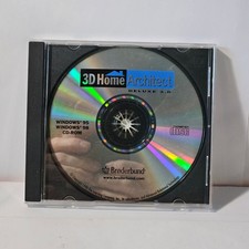 Broderbund 3D Home Architect Deluxe 3.0 PC CD ROM Windows 95 98 Design Software picture