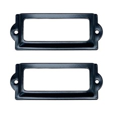 Adiyer [24 Pack] Black Office Library File Drawer Cabinet Card Tag Label Hold... picture