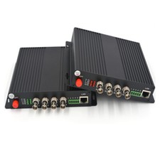 4 port HD-SDI over Fiber optic Converters,Video Audio Ethernet to Optical Fiber picture