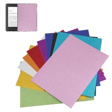 10 PCS Insert Card Stock for Kindle Paperwhite 6.8 Inch Solid Glitter Paper picture