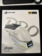 ATTACK SHARK X11 PRO V2 Wireless Gaming Mouse with TFT Display Charging Dock picture