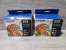 EPSON 212 Claria Ink Standard Capacity Black & Color Cartridge Exp 04/28 READ picture
